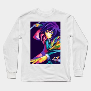 Tomioka Giyu Pop Art Long Sleeve T-Shirt